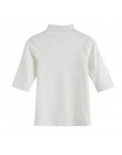 GIGOGOU 2019 Primavera Verano camiseta mujer estilo Corea media manga camiseta 95% algodón Delgado ajuste mujeres camiseta mujer