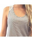 YRRETY blusa para mujer Camiseta de encaje chaleco sin mangas chaleco verano gran oferta Sexy moda camisola camisetas sin mangas