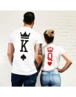 Moda gráfico de tumblr Poker impresión King Queen Heart Streetwear camisetas 2018 verano mujeres hombres manga corta Casual pare