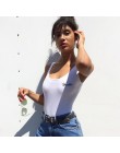 Rapwriter Sexy carta Bodysuits 2019 mujeres nueva primavera verano o-Cuello sin mangas Bodycon pura mono de entrepierna abierta 