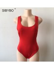 Sibybo 2019 Sexy elegante body sin espalda para mujer negro/blanco con cuello en V profundo verano monos bodycon, peleles para m