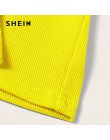 SHEIN Neon Rib-knitted Crop Cami Top y falda ajustada Set Sexy sólido sin mangas conjunto de 2 piezas Spaghetti Correa mujer Set