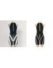 Conjuntos de dos piezas informales para mujer, trajes de cremallera a rayas reflectantes, mono y pantalones cortos cortados, rop