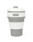 Taza plegable caliente de silicona portátil de silicona telescópica para beber taza de café plegable multifunción plegable de si