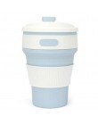Taza plegable caliente de silicona portátil de silicona telescópica para beber taza de café plegable multifunción plegable de si