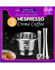 Cápsula de Metal inoxidable de ICafilas reutilizable de Espresso con molinos de café de prensa cesta de la cafetera de Espresso 