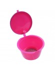 Cápsula de café reutilizable de 13 colores de plástico recargable Compatible con filtro de café Dolce Gusto cestas de cápsulas