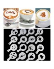 16 Uds. Pastel de café Plantilla de decoración de cupcakes de plástico molde realista capuchino Plantilla de café Café herramien