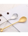 1 pieza nueva de acero inoxidable notas musicales cuchara para té o café vajilla colores creativas herramientas de helado cocina