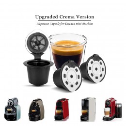 Versión actualizada 3/4 Uds. Cápsulas recargables de espresso para máquina de café de espresso cápsulas recargables cápsulas reu