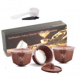 Filtro Cápsula de café Crema mejora tercera generación para gotero de cestas de tazas de café reutilizables recargables Dolce Gu