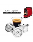 ICafilas ECO Acero inoxidable recargable k-fee Cápsula de café filtro reutilizable para Caffitaly y Tchibo Cafissimo Pure macine