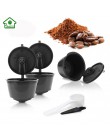 Nuevo 3 uds cestas de filtro de café reutilizable taza Cápsula de café Dolce Gusto filtro de café cápsulas taza para la cocina c