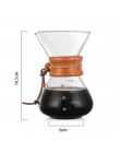 Venta al por mayor de cafetera de cristal resistente a altas temperaturas cafetera Espresso con filtro de acero inoxidable