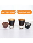 ICafilas Dolce Gusto reutilizable Crema café capsula Cappuccino filtros compatibles con la máquina de ncafé Dolci Gusto
