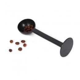 2 en 1 cuchara de café 10g cuchara de medición estándar de doble uso cuchara de frijol cuchara en polvo accesorios de la máquina