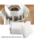 50 unids/pack portátil café de filtro de bolsa A Casa de la oficina de viajes DIY colgante oreja estilo filtros de café de cerve