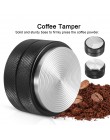 51mm de acero inoxidable distribuidor de café nivelador herramienta de cocina Macaron café Tamper prensa para granos de café her