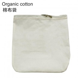 Bolsa de filtro de leche de nuez de calidad alimentaria de algodón orgánico y cáñamo Filtro de alimentos reutilizable para Yogur
