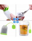 1 Uds. Infusores de té de silicona estilo bolsa filtros de Infusor de té de especias a base de hierbas utensilios de cocina perf