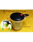 Tetera de vidrio resistente al calor de alta calidad juego de té chino kung fu hervidor de agua cafetera cómoda tetera de oficin