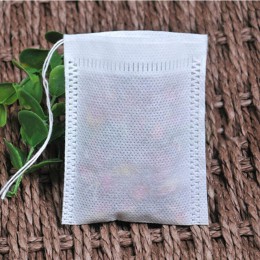 100 Uds bolsas de Medcine 6*8cm bolsa de cordón de filtro de sellado no tejido bolsas de té multifunción utensilios de especias 