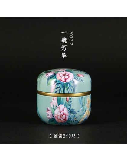 50ml de estilo japonés de té de cocina caja de almacenamiento de titular de dulces latas taza de té Caddies envases de estaño ca