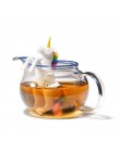 Bolsa de té hoja de grado alimenticio Filtro de especias a base de hierbas 1 pieza forma de unicornio búho Infusor de té filtro 