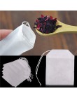 100 unids/pack bolsas de té 5,5x7 CM vacía té perfumado bolsas con cadena de sanar sello de papel de filtro para Herb té Suelto