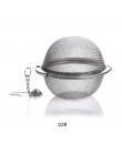 3 tamaños de acero inoxidable Infusor de té Esfera de bloqueo especias té bola colador de malla infusor Filtro de té herramienta