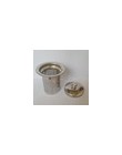 Infusor de té de malla de acero inoxidable reutilizable colador de té Filtro de taza de Metal Filtro de tetera suelta con tamiz 