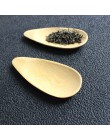 Cute melón forma de semilla forma de gota hecha a mano Mini cucharadas de té de bambú Kung Fu cuchara de té negro verde pala reg