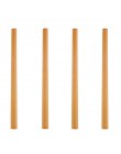 4 unids/set pajilla reutilizable de pajilla de bambú orgánica de 23cm pajitas de madera Natural para fiesta de cumpleaños herram