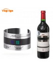 VOGVIGO termómetro de pulsera de vino doméstico de acero inoxidable (4--24 c) Sensor de temperatura de vino tinto para herramien