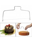 Cortador de alambre de acero inoxidable cortador de torta espátula molde de silicona utensilios de cocina de decoración para hor