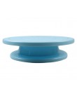 DIY Pan herramienta para hornear torta de plástico placa giratoria antideslizante redondo soporte para pastel decoración mesa gi