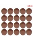 100 Uds. Cajas de muffins de impresión en Color tazas de papel pastel Cupcake Liner molde para hornear bandeja de papel para fie