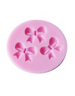 1 pieza de molde de pastel Bowknots flor 3D molde de silicona para fondant herramienta de decoración de pasteles jabón de Chocol