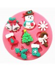 Forma hombre de nieve navideño fondant molde de silicona cocina hornear chocolate pastelería caramelo arcilla hacer cupcake herr