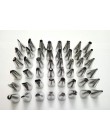48 unids/set de boquillas de acero inoxidable de buena calidad para glaseado Set de puntas de pastelería herramientas para horne