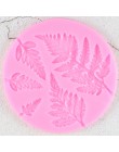 Sugarcraft molde de hoja de silicona Mimosa Fondant moldes DIY pastel herramientas de decoración caramelo resina moldes de goma 