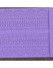 Molde de silicona Fondant pastel de encaje en relieve molde de pastel de azúcar alfombra de encaje herramienta de decoración de 