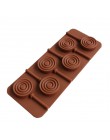 De silicona ronda caramelo piruleta pastel hornear moldes de pastel de Chocolate decoración pastelería molde de silicona pirulet