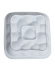 Molde de silicona de diseño de nube Irregular shalong para pasteles 3D gelatina para "Cupcake" Galleta de pudín molde de jabón p