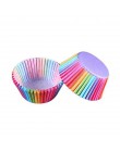 Nuevo 100 Uds caja de papel de colores pastel Cupcake Liner herramientas de decoración Cupcake de papel Magdalena de repostería 