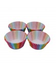 Nuevo 100 Uds caja de papel de colores pastel Cupcake Liner herramientas de decoración Cupcake de papel Magdalena de repostería 
