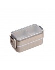 Caja Bento de microondas japonesa worthshop caja para almuerzo de niños a prueba de fugas Bento para niños contenedor de aliment