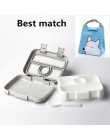 MICCK BPA fiambrera gratis para niños con compartimiento para microondas caja de dibujos animados Bento a prueba de fugas fiambr