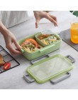 Nueva caja de almuerzo de microondas TUUTH, entramado independiente para caja Bento para niños, contenedor de comida Bento a pru