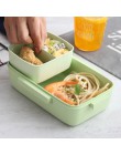 Nueva caja de almuerzo de microondas TUUTH, entramado independiente para caja Bento para niños, contenedor de comida Bento a pru